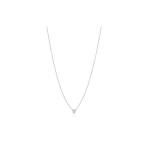 Tiffany & Co. Elsa Peretti&reg; Inkrusteeritud detail Sterlingh&otilde;be Teemant kaelakee Naiste kaelakee 60017904 F,Silver