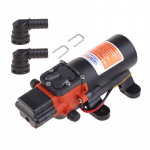 12 V meremembraaniga veepump iset&auml;ituv pump Paadi tarvikud du&scaron;id WC-d Vee&uuml;lekande mootor haagissuvila jaoks 12V