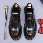 Luksuslikud Brogues Nahast Kingad Meestele Ehtne Nahk Ametlikud Kingad Disainer Elegantne Must Pruun Mees Pulma Sotsiaalsed Kingad 46 pruun