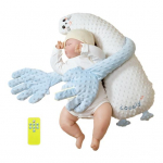 Beebi lohutav peopesa lutt Pehme pl&uuml;&uuml;sist magamisabi Beebi une toetav padi Anti-startle lohutav m&auml;nguasi imikutele D