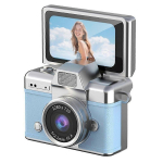 LK-027 Mini Retro P&ouml;idla Kaamera 1,47 Tolline Klapp-ekraan Digitaalkaamera HD Videosalvestus CCD taevasinine