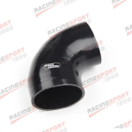 Must 90&deg; 90 kraadine Redutseeriv K&uuml;&uuml;narnukivoolik Silikoonist Intercooler ID50-80 51-57 51-60 51-63 51-70 51-76 51-85 51-90MM 4-kihiline 25MM gray