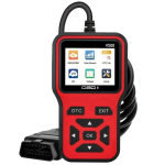 Automotive OBD2 scanner diagnostic tool code reader, automotive voltage tester engine fault code scanner, V500 load tester diagn punane