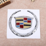 Auto Tagaluugi Iluv&otilde;re Embleem ABS Plastik Kroom 3D Logo Embleem Cadillac SRX ATS XTS Autokleepsu Tarvikutele Trunk 11x10cm