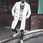 S&uuml;gis-Talvine Villane Mantel Meeste Villane Trenchcoat S