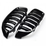 Auto esip&otilde;rkeraua iluv&otilde;re Racing Grill BMW 4-seeria jaoks F32 F33 F36 M3 F80 M4 F82 12-18 Kahe liistuga l&auml;ikiv must tarvikud
