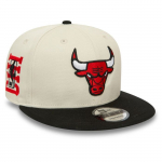 9FIFTY nokats - NEW ERA - Chicago Bulls - Beež - 100% puuvill - Reguleeritav S/M beež