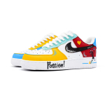 Nike Air Force 1 S&uuml;damežestiga Katvus Madalad Rula Kingad Unisex Punane Sinine CW2288-111(Team998-) 44.5 yellow