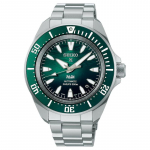 SEIKO prospex 200 meetrit veekindel automaatne/manuaalne mehaaniline liikumine Terasrihm 41,7 mm meeste k&auml;ekell roheline sihverplaat SRPL53 roheline
