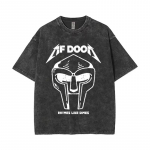 Pestud Vintage Rapper Mf Doom Madvillainy &Uuml;lim Kurikael T-s&auml;rgid Unisex Hip Hop &Uuml;legabariidiline T-s&auml;rk Vabaaja Puuvillased T-s&auml;rgid M