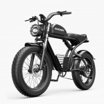 Kickwey K7 Maastiku Elektriline Mustuseratas 1500W Mootor48V23Ah Aku 32MPH 7-k&auml;iguline Kaheketaspidur 20 X4 Paks rehviga E-jalgratas 1500W-48V-23Ah