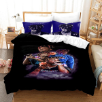 Uus Juice Wrld Voodipesukomplekt &Uuml;heinimese Twin T&auml;iskasvanu Queen King Suuruses T&auml;htedega Juice Wrld Voodikomplekt T&auml;iskasvanu Laste Magamistuba Tekikoti Komplektid 3D 018 135x200cm