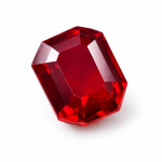 H&Auml;MMASTAV naturaalne punane rubiin SERTIFITSEERITUD 10 karaati smaragdl&otilde;ikega lahtine v&auml;&auml;riskivi talle 13 mm Approx punane