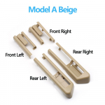 4 tk komplekt Autoistme liugr&ouml;&ouml;pa kapoti liistu kate BMW 5 7 seeriale F10 F11 F01 F02 520 523 525 528 530 730 740 750 760 Model A Beige