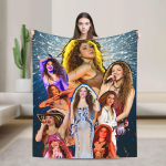 Shakira Tekk Laulja Pop Soe Pehme Mugav Pl&uuml;&uuml;s Voodipesu Tekid V&auml;litingimustes Piknikuks Flanell Voodikate Voodikate 130x150cm