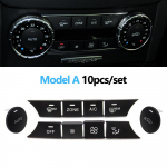 Esikonsooli vahelduvvoolu k&uuml;ttekeha kliimaseadme l&uuml;liti nupu katted Mercedes BENZ C GLK klassi W204 X204 C300 C350 C63 jaoks Model A Set