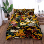 Eksootiline aia voodipesukomplekt King Queen Twin Single Suurus Tekikate Padjap&uuml;&uuml;rid Voodipesu komplekt 135x200cm
