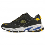 Skechers Vigor 3.0 Mugavad Mitmek&uuml;lgsed Madalad Isa Kingad Meeste tossud Must Kollane 237145-BKYL 41.5