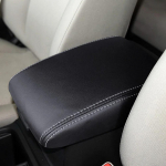 PU Nahast Auto K&auml;etoe Kasti Keskkonsooli Kate K&auml;etoe Kate Autotarvikud Honda CRV 2012 2013 2014 2015 2016 jaoks must hall v&auml;rv
