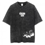 Vinland Saga Thorfinn Madu M&otilde;&otilde;k Anime Graafiline Happepesu Unisex Raskekaaluline Puuvillane &Uuml;le suuruse T&auml;navar&otilde;ivad T-s&auml;rk S mitmev&auml;rviline