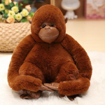 Realistlik gorillast pehmem&auml;nguasi Peen &scaron;impans King Kong m&auml;nguasi Paks ahvim&auml;nguasi T&auml;idisloomad M&auml;nguasjad Akna kaunistus J&otilde;ulukink 20cm brown