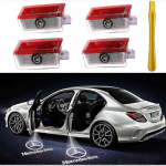 4 tk Autoukse Valgusti Logo LED Projektor Mercedes-benz A B C E M G Amg Gl Gla Glc Gle Gls Klassi jaoks W166 W176