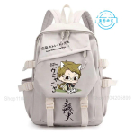 Bungo Stray Dogs Seljakott Anime Mochila &Otilde;pilase Koolikott Poistele T&uuml;drukutele Raamatukott Mood Cosplay S&uuml;learvuti V&auml;ljas Reisimine Rucksack 17 Inches white