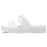 Crocs Baya Platvorm Klomp Sandaal Slipper Unisex Valge 208188-100 38-39 valge