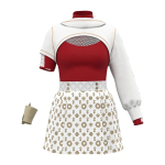 Zombies 4 Victor Nova Cosplay Kost&uuml;&uuml;m Jakk Vest Addisoni &Uuml;likond T&auml;iskasvanud T&uuml;drukud Vampiiride Koidik Kost&uuml;&uuml;mid Halloweeni Karnevali Peo &Uuml;likond 120 red