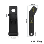 Eesmine kiiguvars Hoidik Kugoo Kirin G4 Kukirin G4 Elektrirollerile Kiiguvars Toetav Alus Vahetusosad one size black