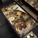 400x900mm Suur Lord of the Mysteries M&auml;nguklaviatuur M&auml;nguri tarvikud Hiirepadi Lauakate Arvuti vaip Anime laiendatav Lauamatt 50cmx100cm