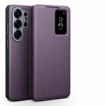 Samsung Galaxy S26 / S26+ / S26 Ultra jaoks Ehtne Nahast Nutikas Klapp&uuml;mbris Kerge Telefonikate Smart View funktsiooniga S26 seeriale Galaxy S26+