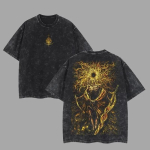 Midra Raevuka Leegi Isand Elden Ring 20 Retro Piiratud Vintage Kerge Unisex T-s&auml;rk XXXXL