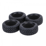 4 tk/komplekt 1/10 Grain Run Flat ralliauto rehv Traxxas RC rallimudelautole must