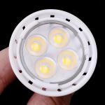 5,5 W GU5.3 MR16 12 V valge 4 LED lambipirn kohtvalgusti keraamiline hele SM valge