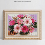 HC Teemantmaali Lill 5D DIY Teemantmosaiik Full Square Drill Painting Diamonds 20*30 cm