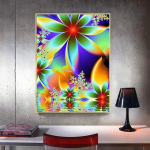 5d teemantmaaling t&auml;ispuuritud &uuml;mmargune mandala teemanttikandid loodus lilled kivid pildid 20X30
