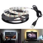 Teleri taustavalgustus LED-lint DC5V USB-kaabliga 50cm 1M 2M 3M 4M 5M LED-ribad 0.5m valge