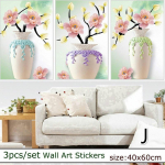 3tk/komplekt Isekleepuvad dekoratiivsed seinakleebised Pilt soe plakat Kodu paigutus Taustatapeet A