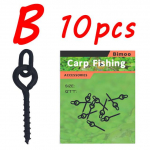 Bimoo 10 tk karpkalap&uuml;&uuml;gi tarvikud Boilie Kruvipulk koos r&otilde;ngaga P&ouml;&ouml;rleva Chod Rigi Terminal Tackle S&ouml;&ouml;dahoidja A