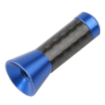 3,5 cm universaalne s&uuml;sinikkiust kruviga alumiiniumist auto l&uuml;hike antenn L&uuml;hike stubby masti antenn 3.5cm sinine