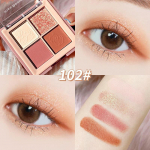 Nude Shining lauv&auml;rv Pearlescent Makeup Glitter Pigment Smoky Eye Shadow Pallet Cosmetics 1