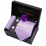 Barry.Wang kinkelipsud meestele siidist kaelalips Taskur&auml;tik Mansetin&ouml;&ouml;bid Boutonniere lipsuklamber kinkekarbiga N-5308