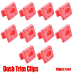 BMW 3 7 X3 seeria jaoks E46 E65 E83 51458266814 armatuurlaua armatuurlaua trimmiklambrid l&auml;bilaskeava sisestused kaane hoidja kinnituspandlad fikseeritud klamber punane