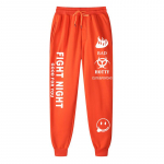 2022. aasta s&uuml;gistalv Kirjatr&uuml;kk dressip&uuml;ksid kottis p&uuml;ksid Naiste Joggers Harajuku pliiatsp&uuml;ksid p&uuml;ksid keskmise v&ouml;&ouml;kohaga dressip&uuml;ksid 3XL oranž