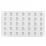 35 auguga s&uuml;damekujuline vahuvorm 3D koogi silikoonvormid koogivahu magustoidu kaunistamiseks