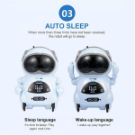 RC Robot Laulmine Tantsimine R&auml;&auml;kimine Interaktiivne Dialoog H&auml;&auml;letuvastus Salvestamine Jutustamine Mini RC Robot M&auml;nguasjad Kingitus sinine