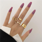 17 km vintage kullast madude loomade s&otilde;rmuste komplekt naistele meestele Punk Moon Star ketis&otilde;rmused 2022 trendi ehted kingitused