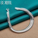 10mm Snake Chain K&auml;ev&otilde;ru H&otilde;bedane Moe ehted 20cm