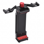 Andoer universaalne tahvelarvuti statiivi kinnitus alumiiniumsulamist tahvelarvuti hoidja 108-242 mm reguleeritava klambri laiusega must